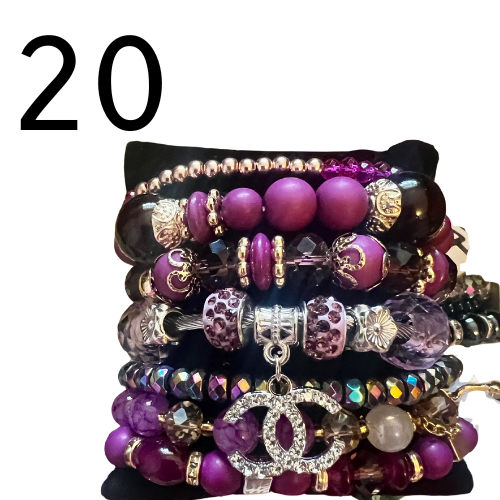 Bougie Bracelet Set