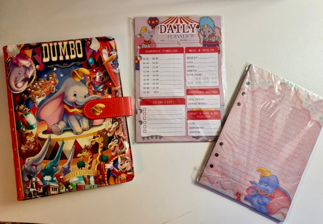 A5 Binder Circus Elephant