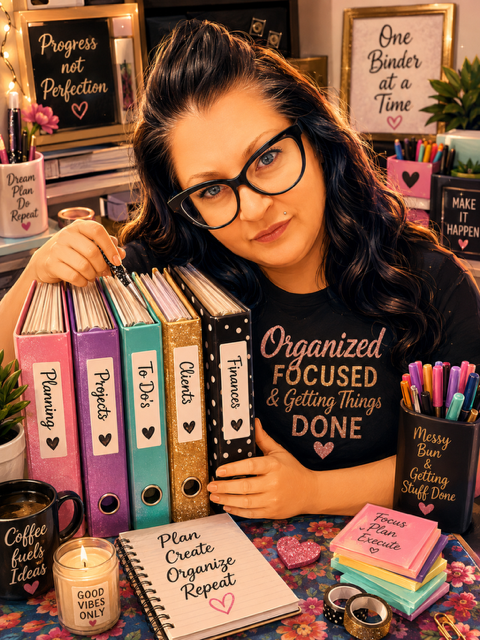 Random Character Binders Planners Journals